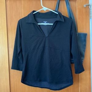 Patagonia, Small, black yoga shirt